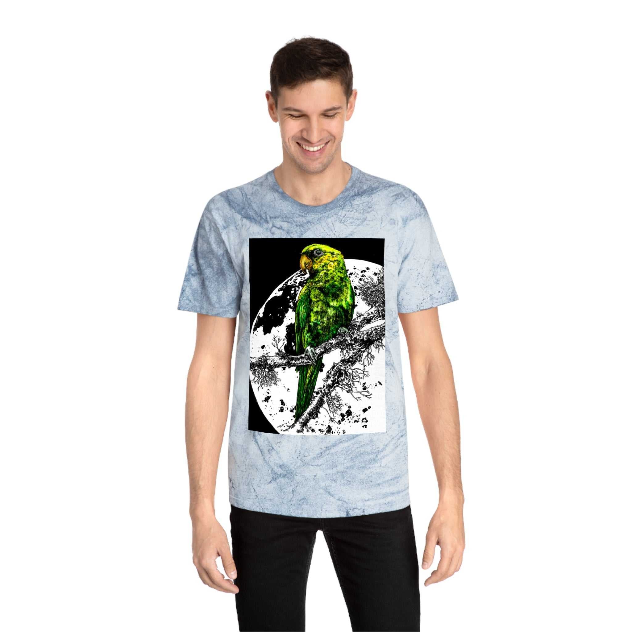 Parrot Color Blast Unisex T-Shirt - Vibrant Bird Art Tee
