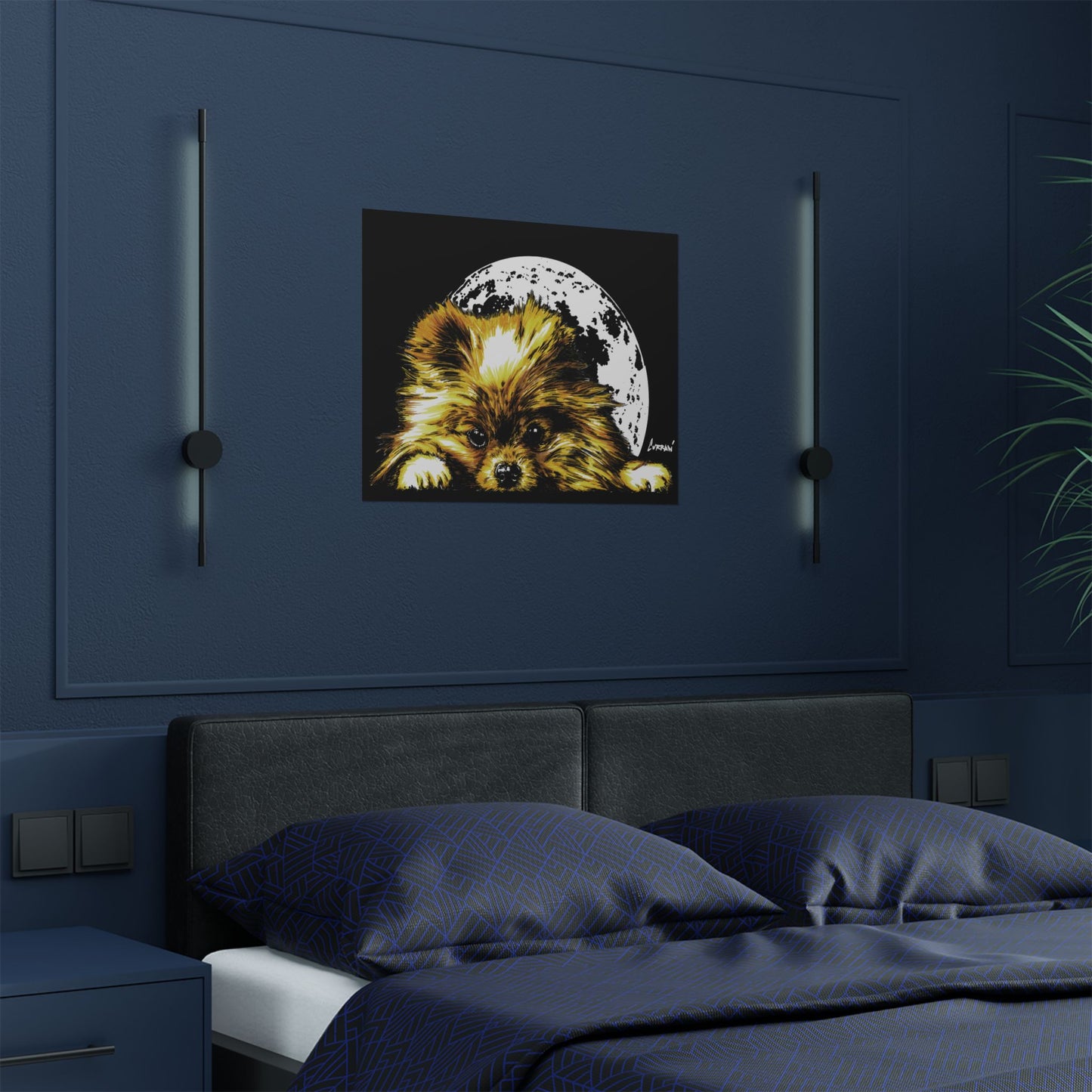 Beautiful Pomeranian Art Print - Satin Poster (300gsm)