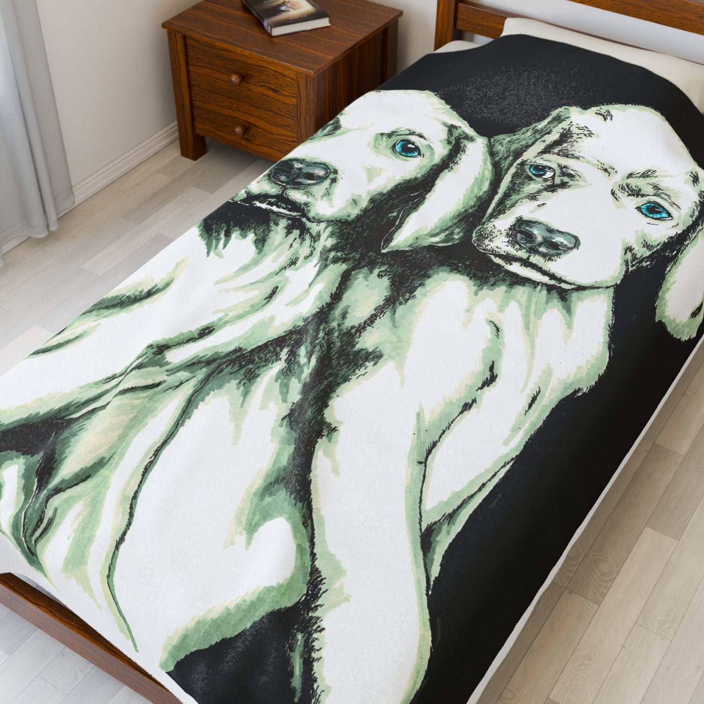 Adorable Puppy Design Plush Blanket Perfect for Pet Lovers
