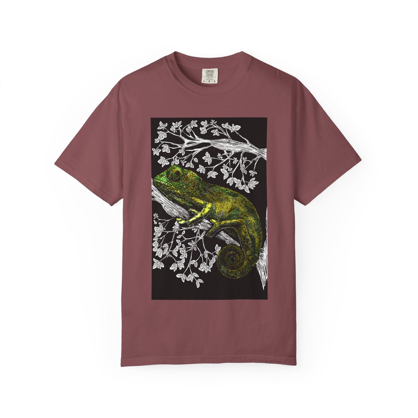 Chameleon Art Unisex Garment-Dyed T-Shirt - Nature Lover's