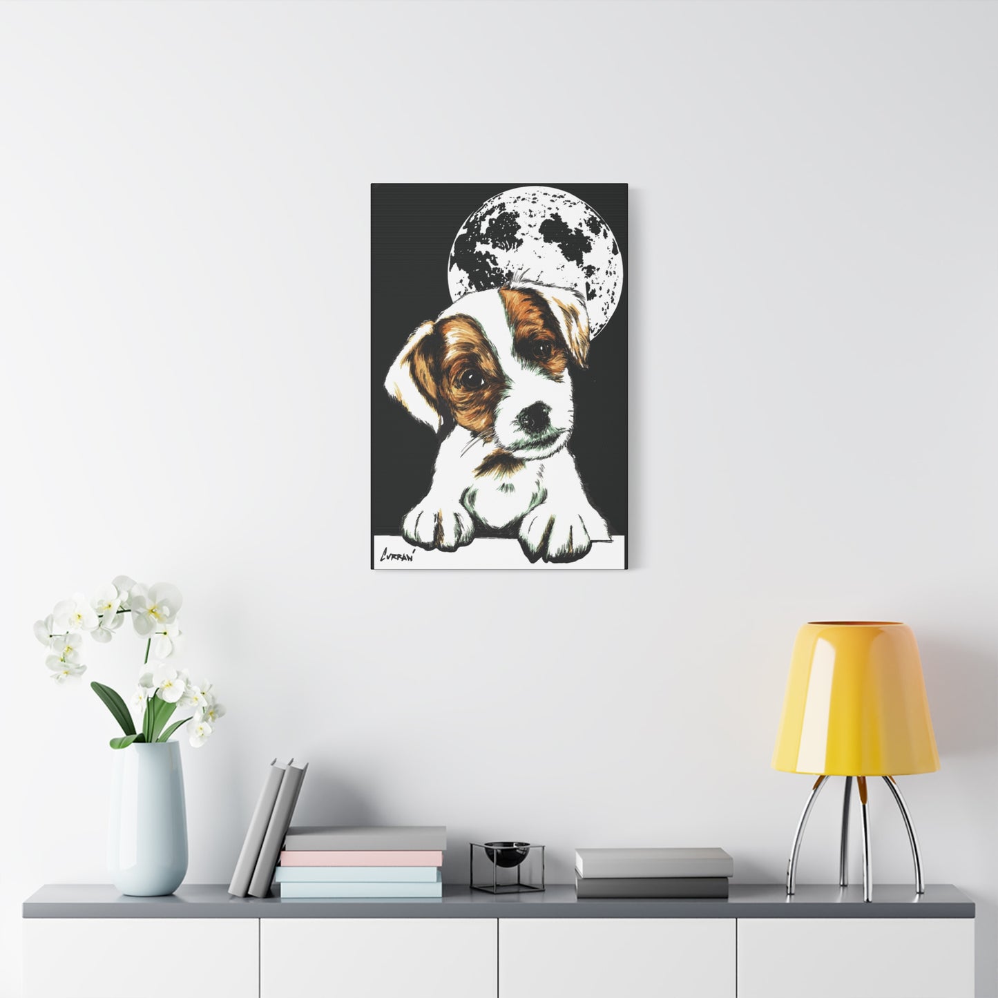 Beagle Wall Art Print of the Original, hand drawn wall art