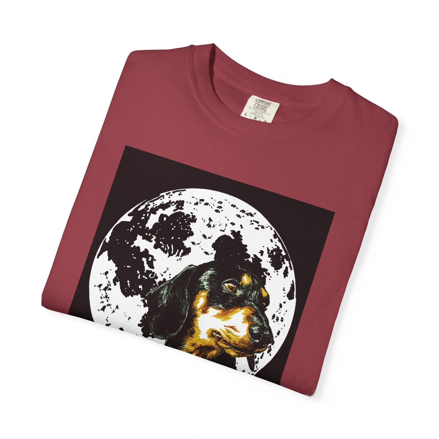 Dachshund Puppies Full Moon Dog Lovers T-Shirt