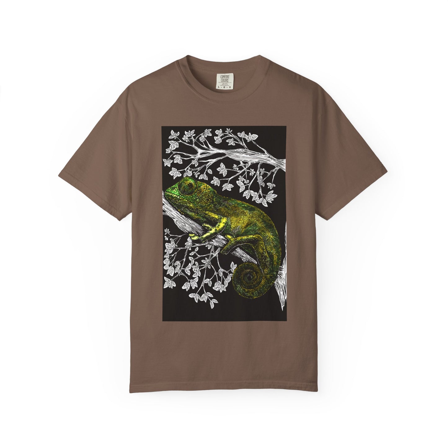 Chameleon Art Unisex Garment-Dyed T-Shirt - Nature Lover's
