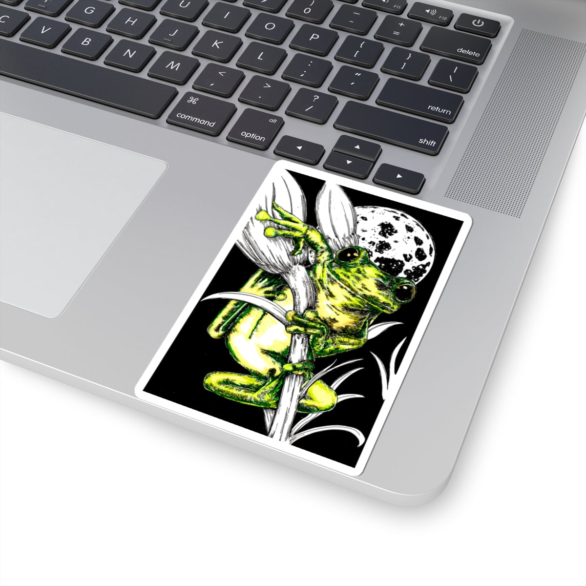 Whimsical Frog Kiss-Cut Stickers for Nature Lovers