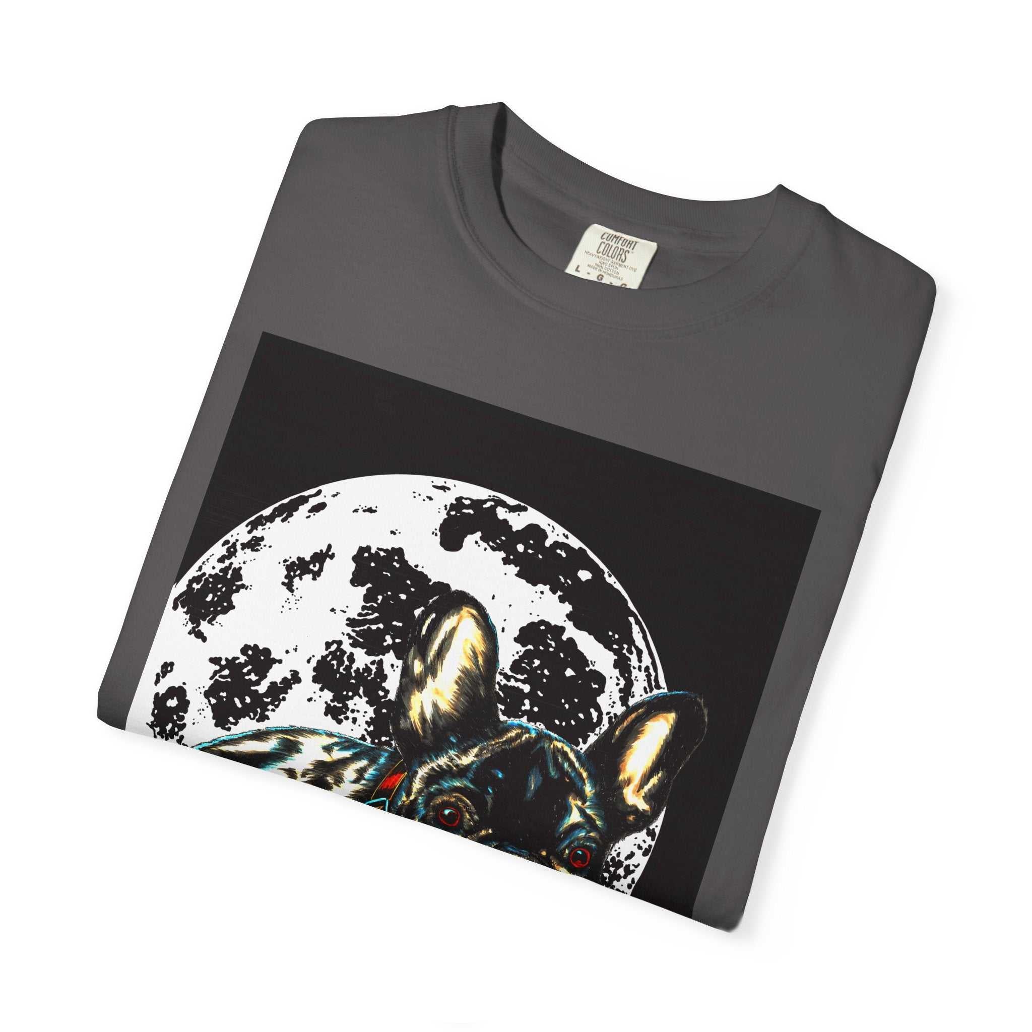 Moonlit French Bulldog Unisex T-Shirt - Pet Lovers Gift