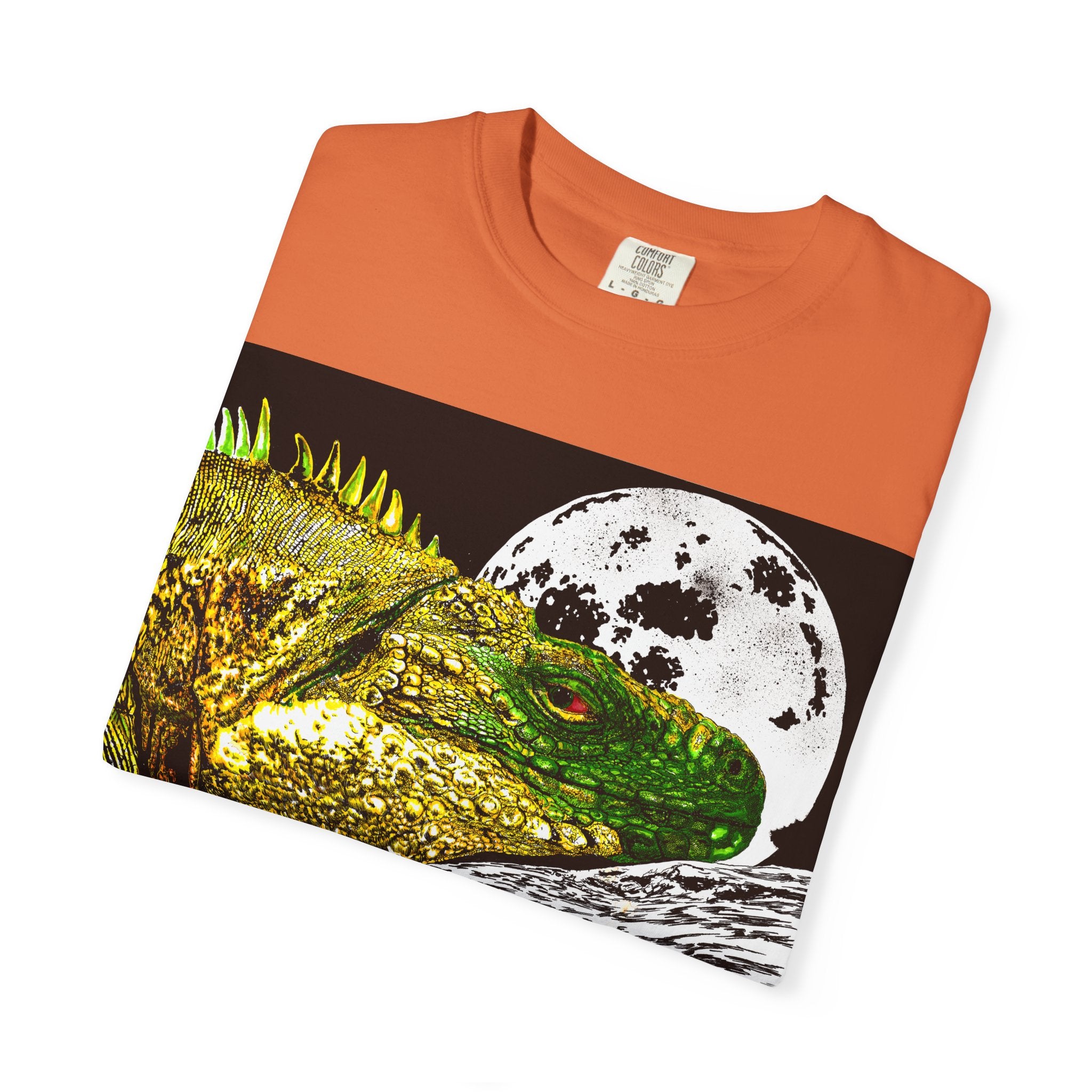 Graphic Iguana Moon Unisex T-Shirt - Nature Inspired Tee