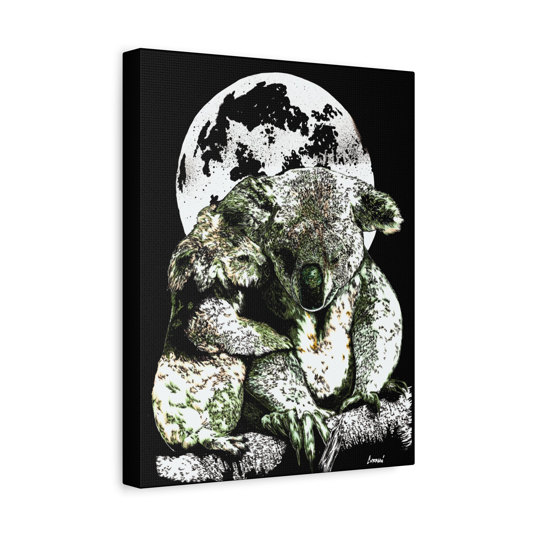 Koala Wall Art, Koala Print, Hand-Drawn Koalas, Wildlife Art
