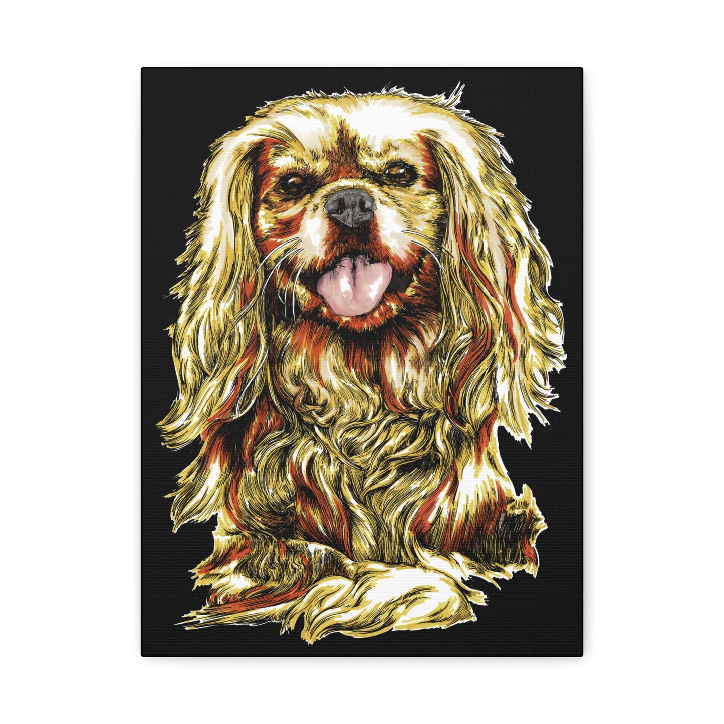 Cocker Spaniel Print, Hand-Drawn Dog Art