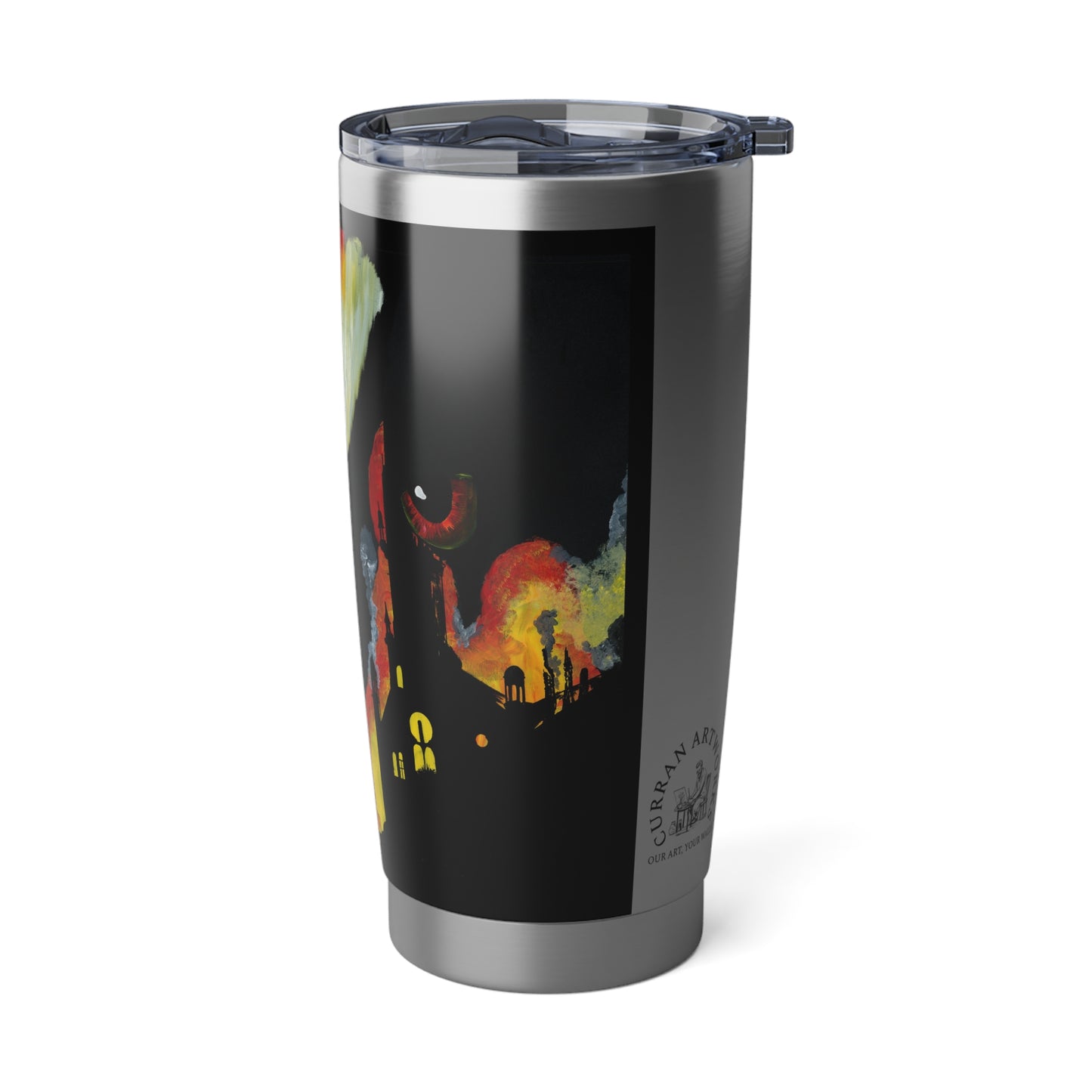 Phoenix Wall Art 20oz Tumbler - Hand Drawn Travel Mug, Unique Gift, Original Design, Vagabond Cup, Great Christmas Gift, Birthday Gift