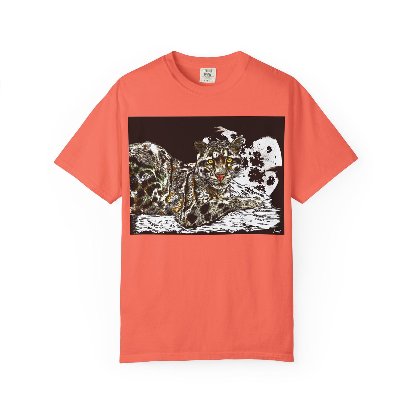 Wild Cat Art T-shirt for Animal Lovers
