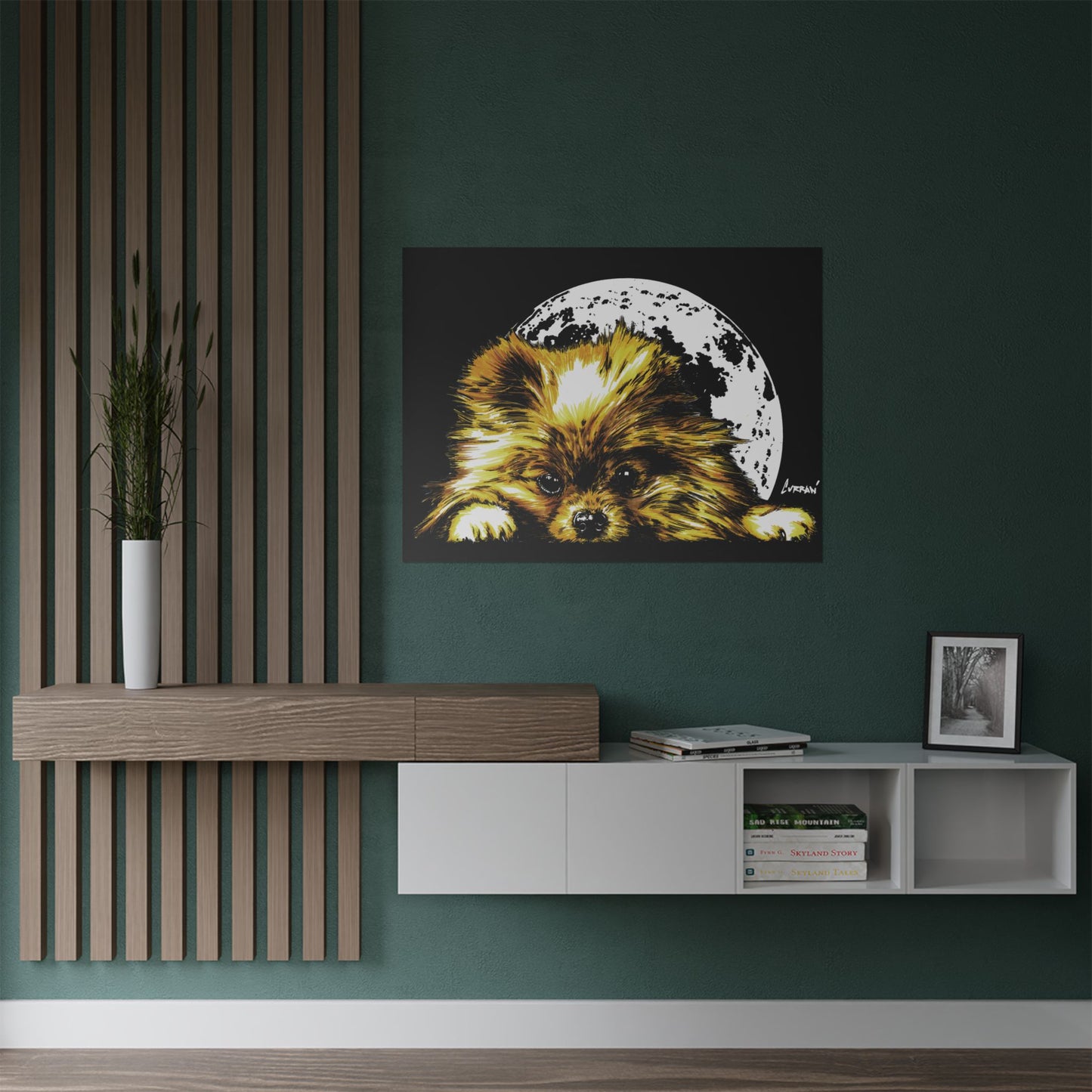 Beautiful Pomeranian Art Print - Satin Poster (300gsm)