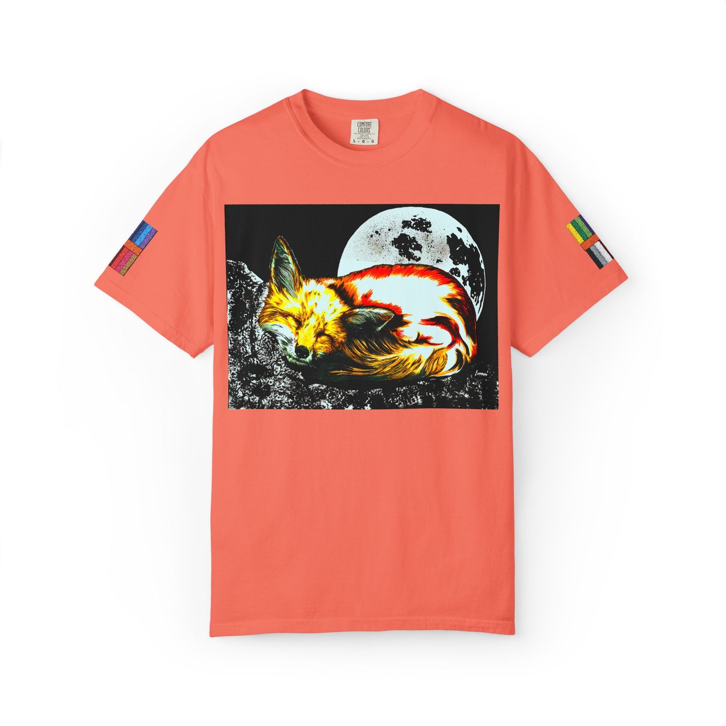 Dreamy Red Fox Graphic Unisex T-Shirt - Night Vibes