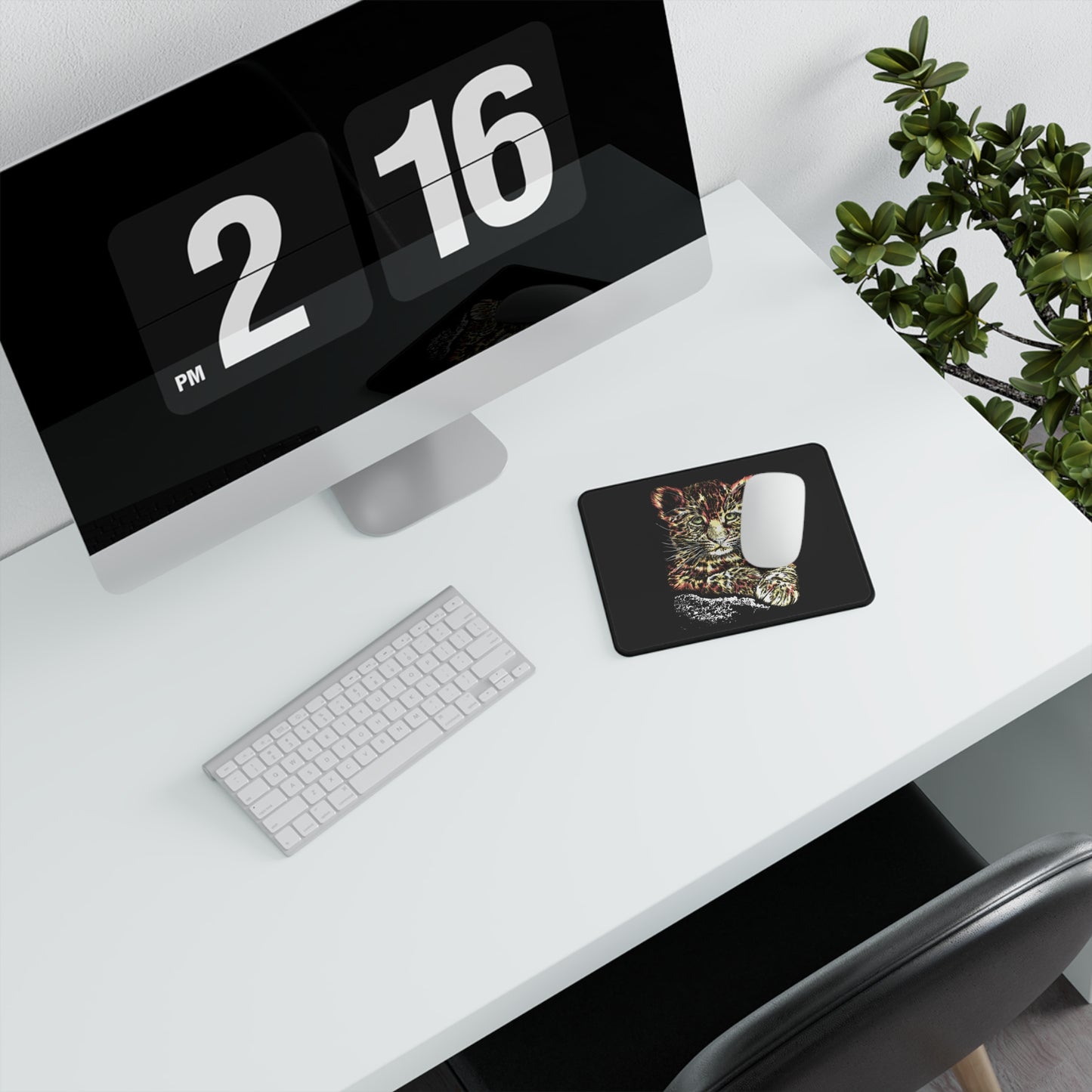 Wildlife Leopard Non-Slip Gaming Mouse Pad