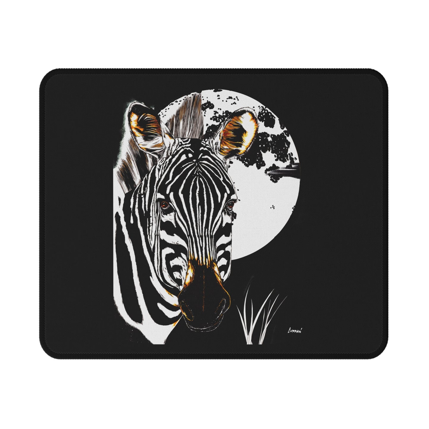 Zebra Design Non-Slip Gaming Mouse Pad - Perfect for Gamers and Animal Lovers