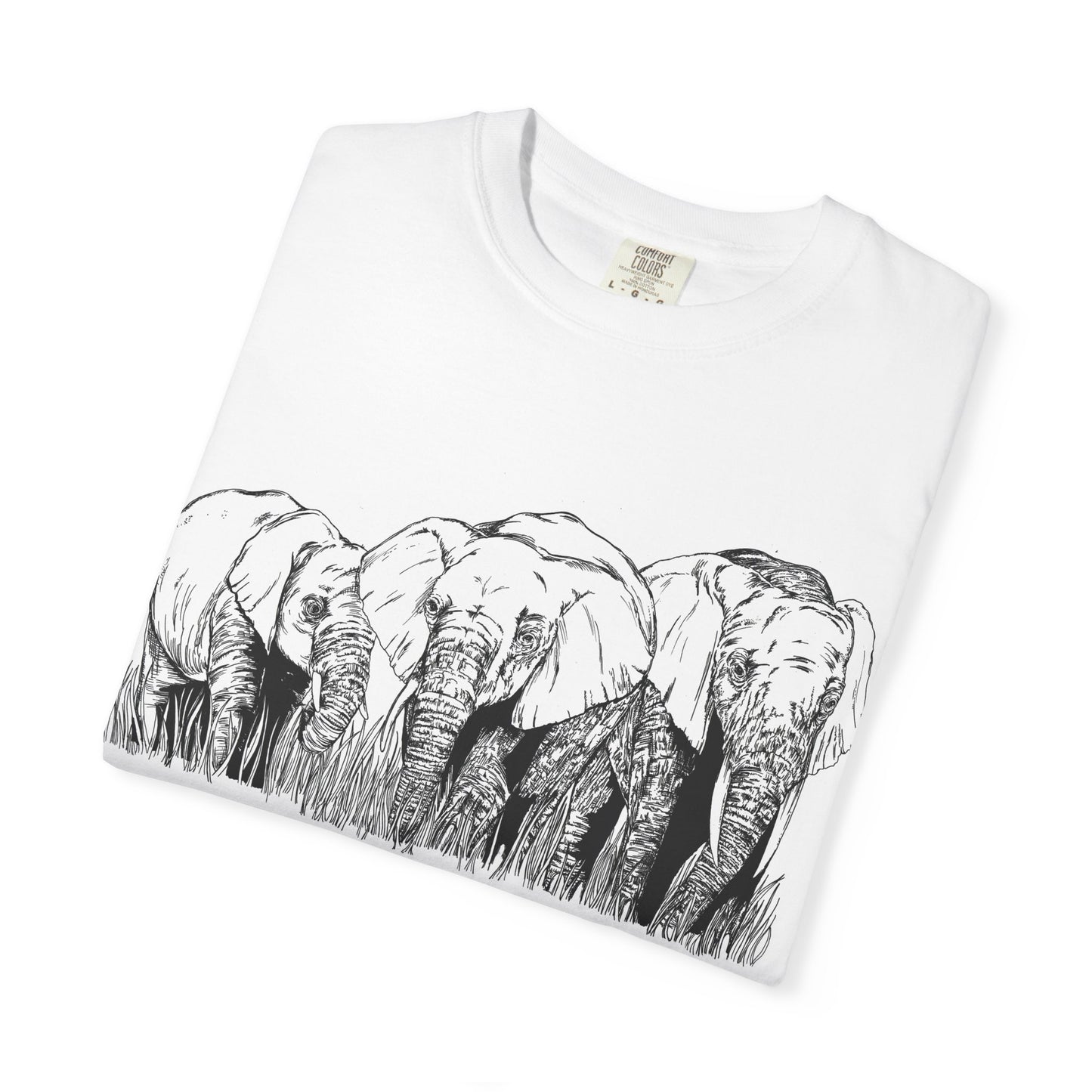 Eco-Friendly Elephant Graphic Unisex T-Shirt