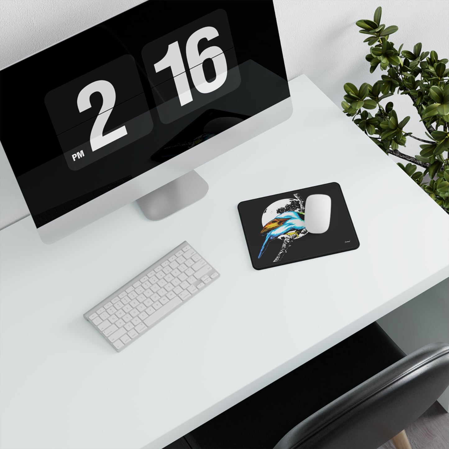 Vibrant Bird Art Non-Slip Gaming Mouse Pad - Perfect Gift for Nature Lovers