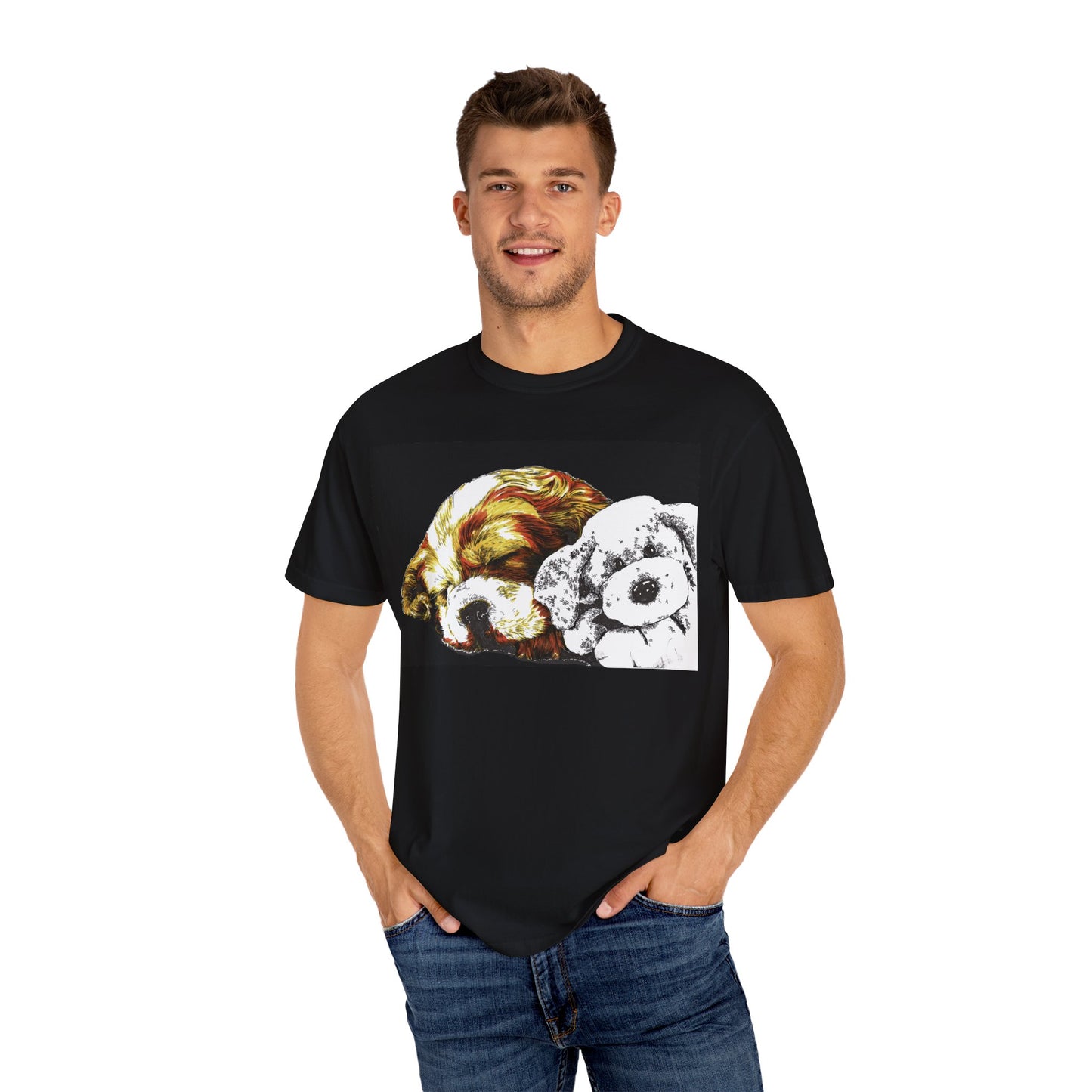 Cocker Spaniel T-shirt - Hand Drawn Art Design