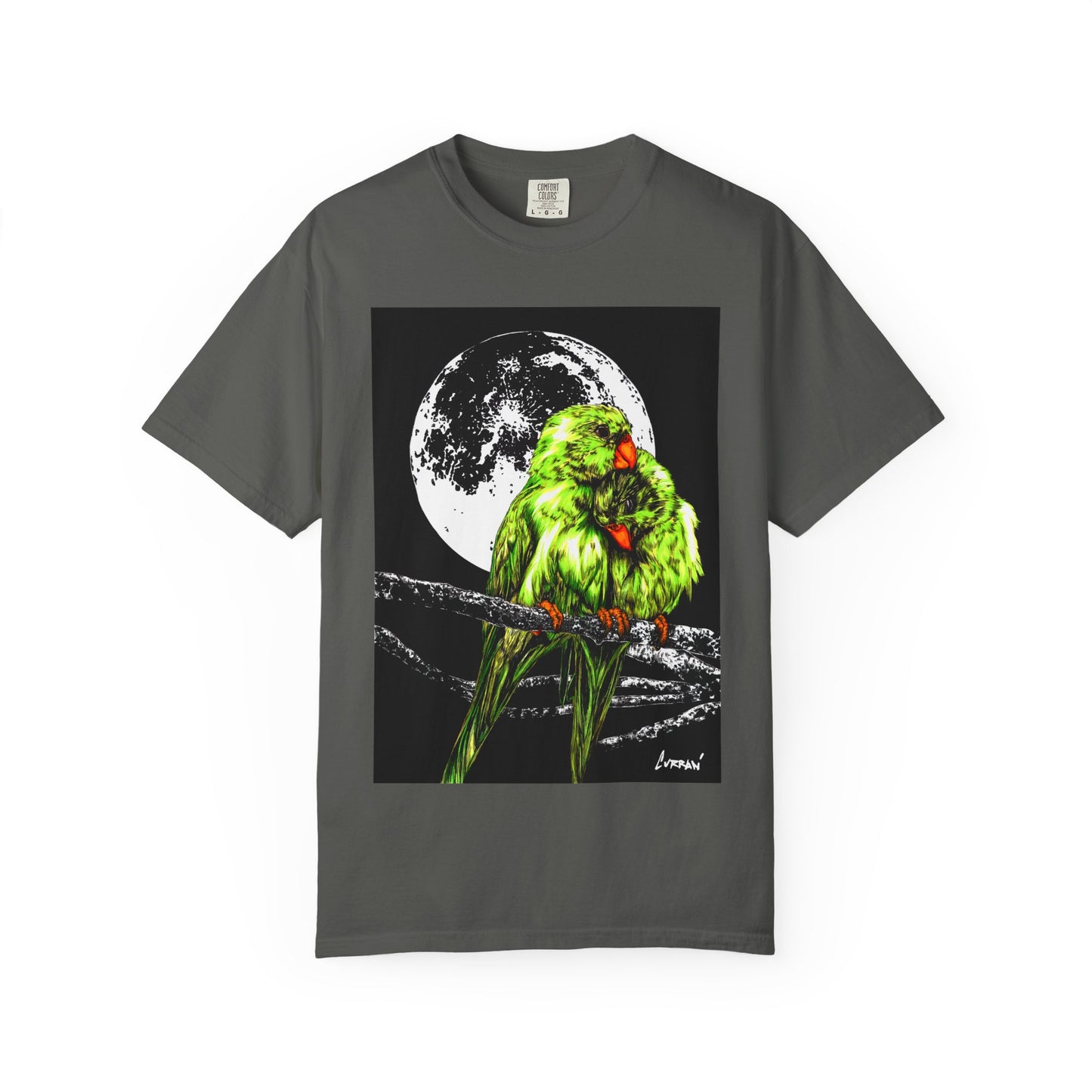 Parrots in the Moonlight Unisex T-shirt