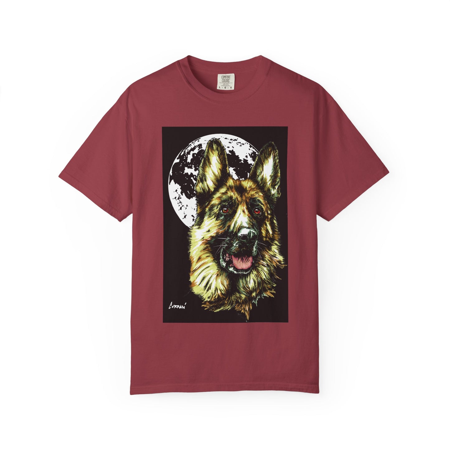 German Shepherd Hand Painted Unisex T-shirt