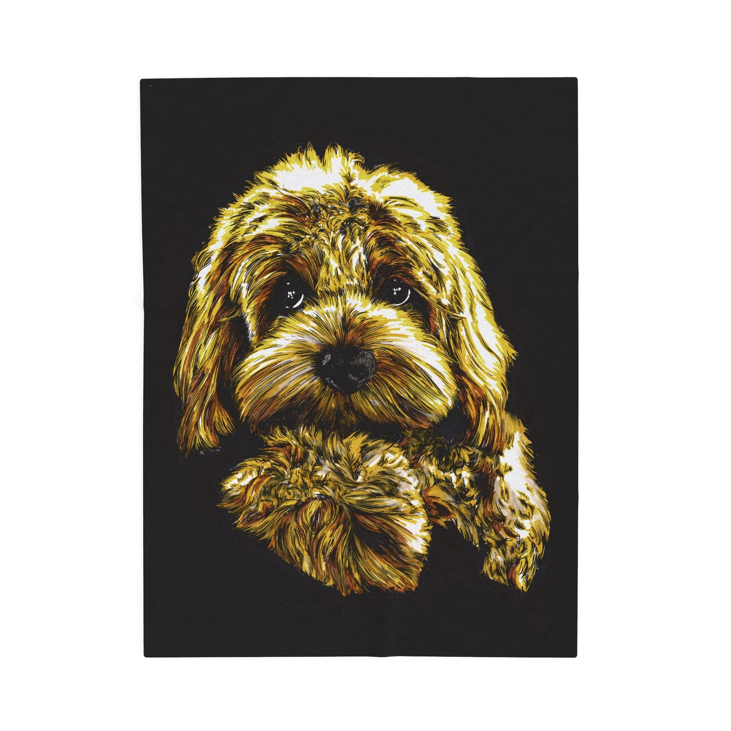 Cozy Dog Lovers Velveteen Plush Blanket