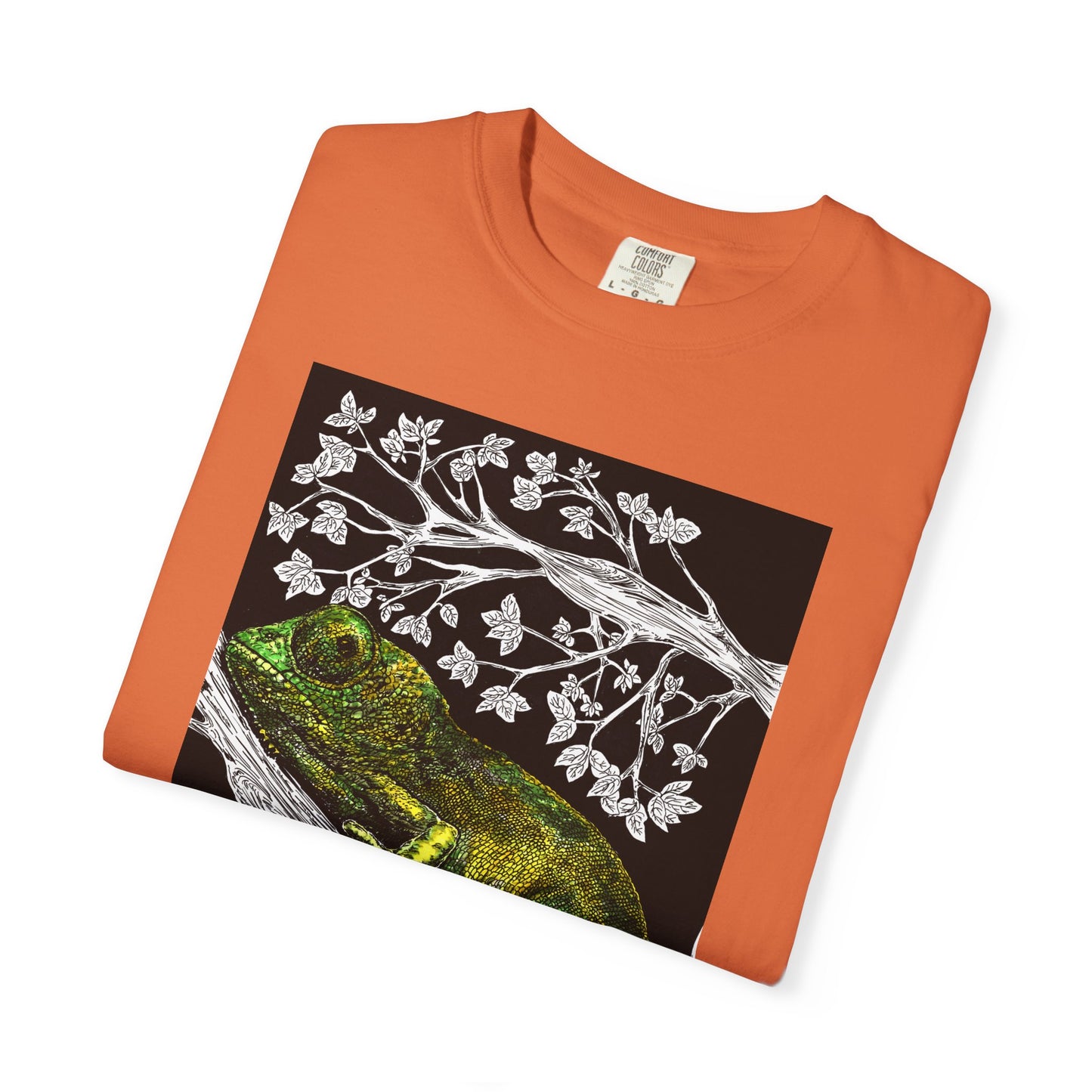 Chameleon Art Unisex Garment-Dyed T-Shirt - Nature Lover's