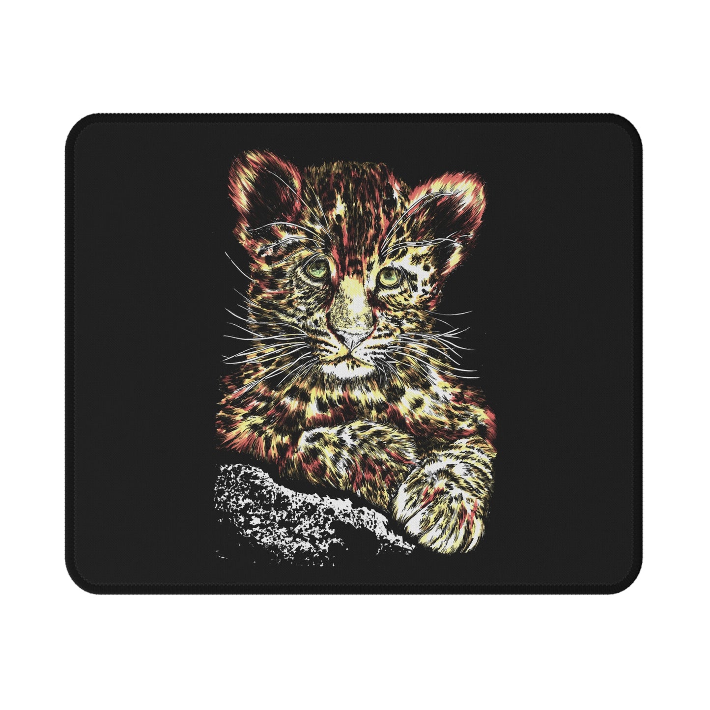 Wildlife Leopard Non-Slip Gaming Mouse Pad