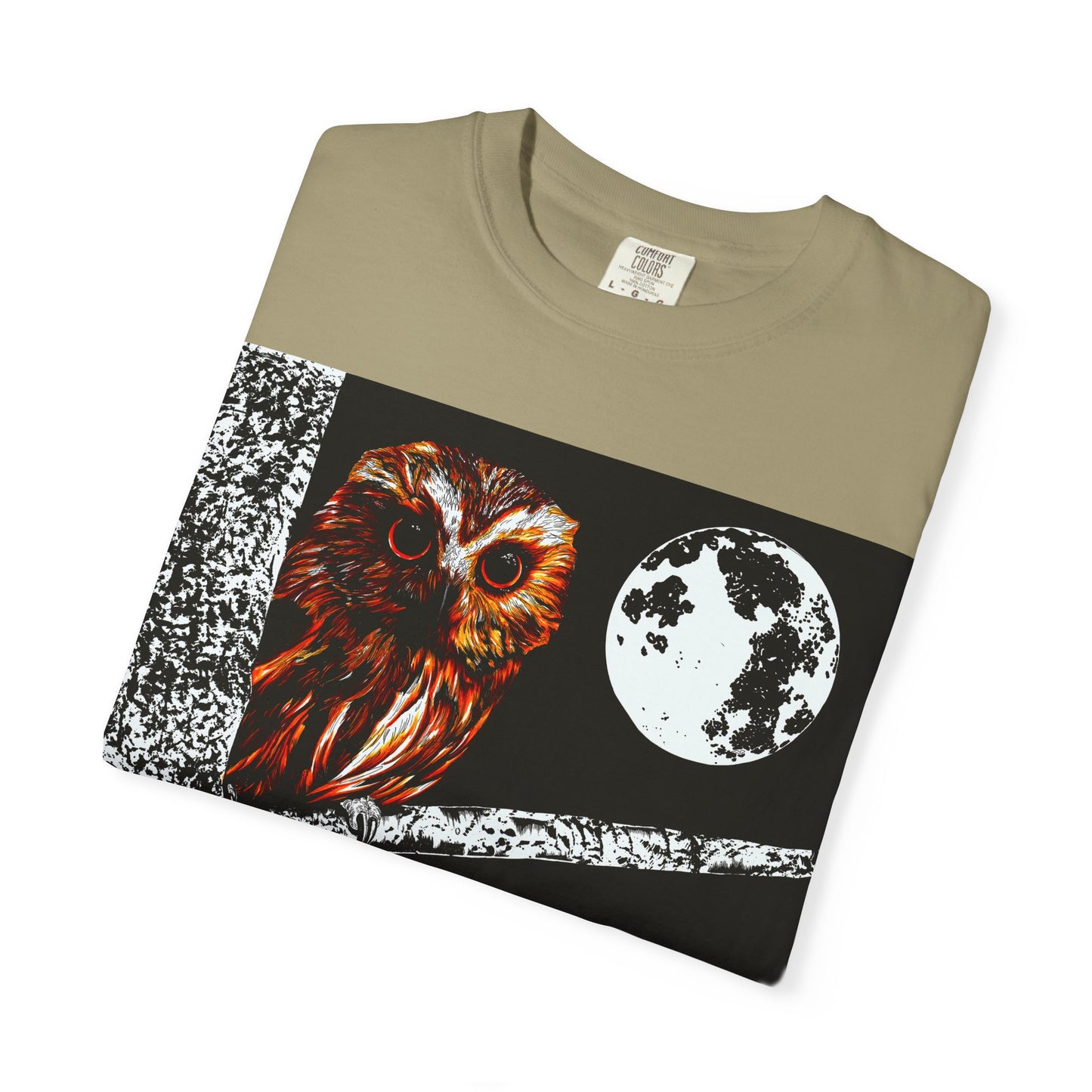 Moonlit Owl Unisex T-Shirt - Nature-Inspired Graphic Tee