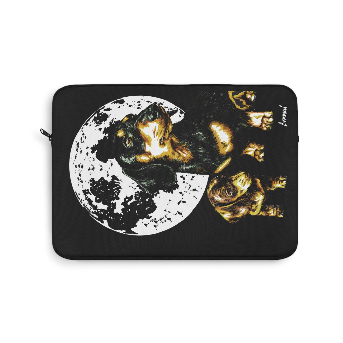 Moonlit Dachshund Laptop Sleeve - Cute Dog Design for Pet Lovers