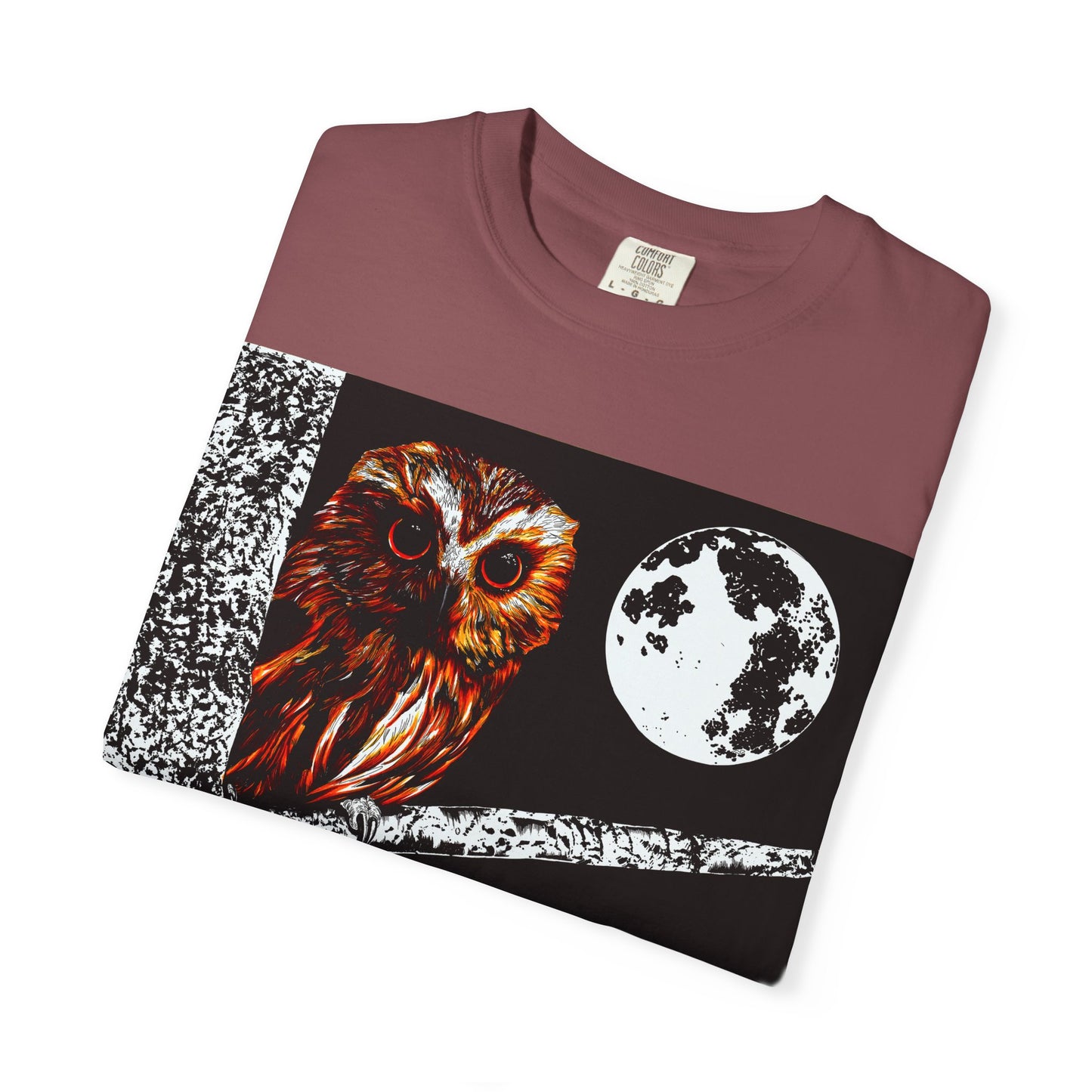 Moonlit Owl Unisex T-Shirt - Nature-Inspired Graphic Tee