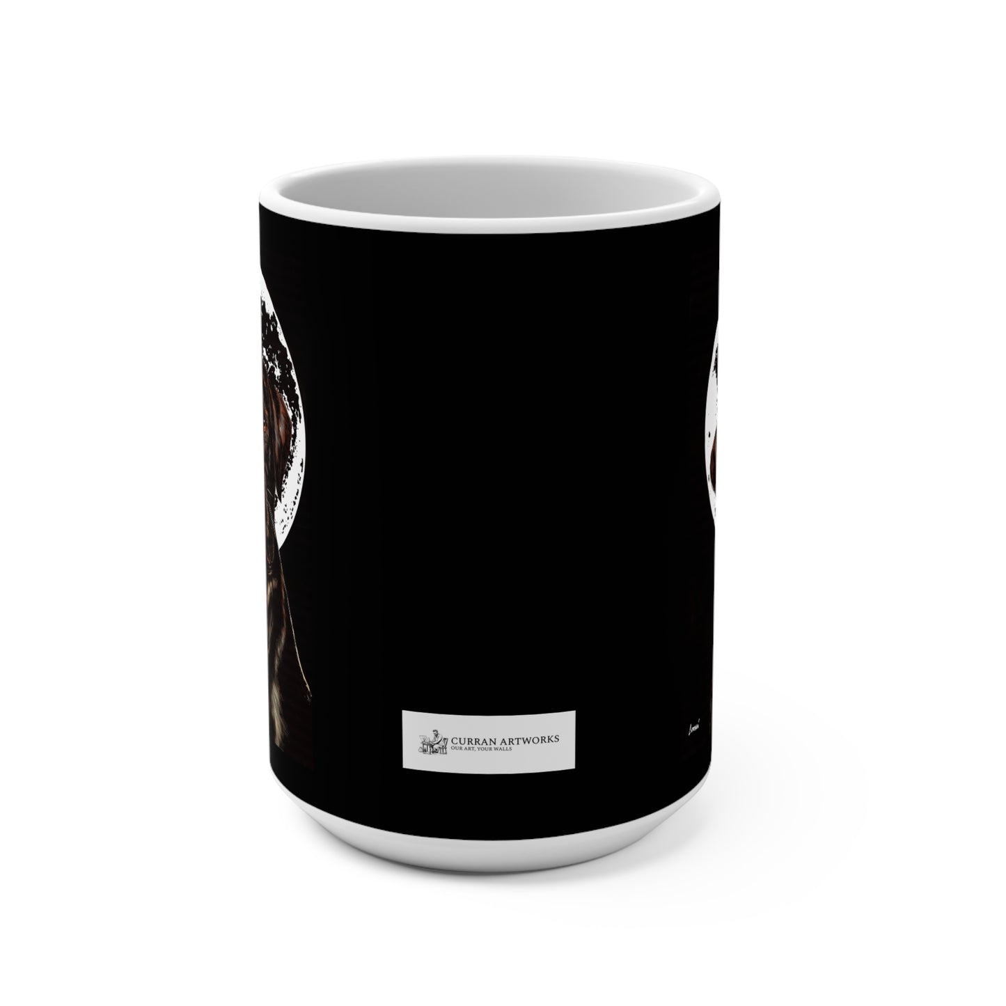 Chocolate Lab Dog Lover's 15oz Mug - Unique Pet Art Design