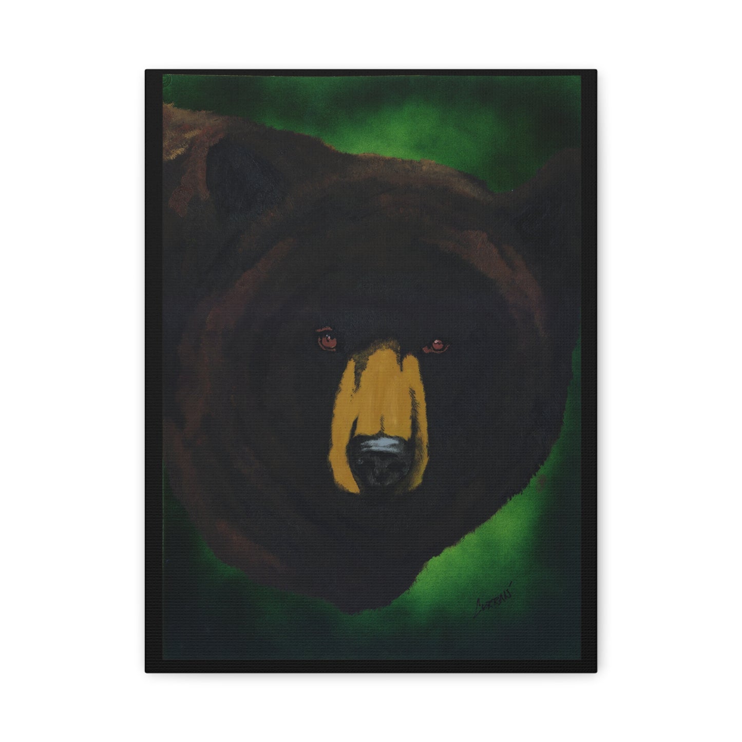 Brown Bear Wall Art, Brown Bear Art Print