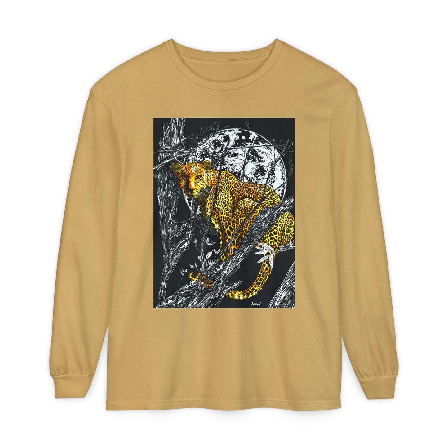 Wild Cheetah Unisex Long Sleeve T Shirt Eco-Friendly