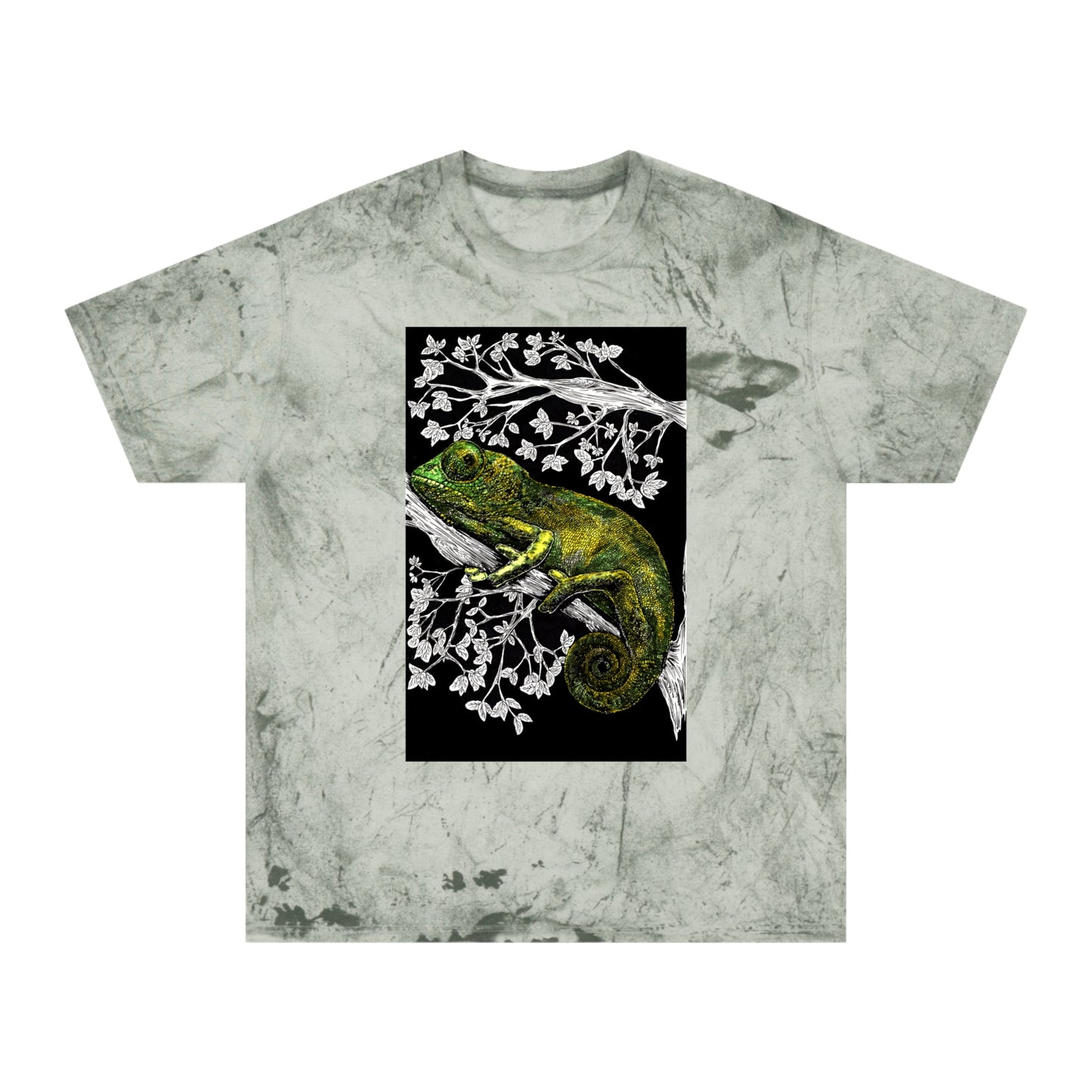 Chameleon Color Blast T-Shirt - Vibrant Nature-Inspired Tee