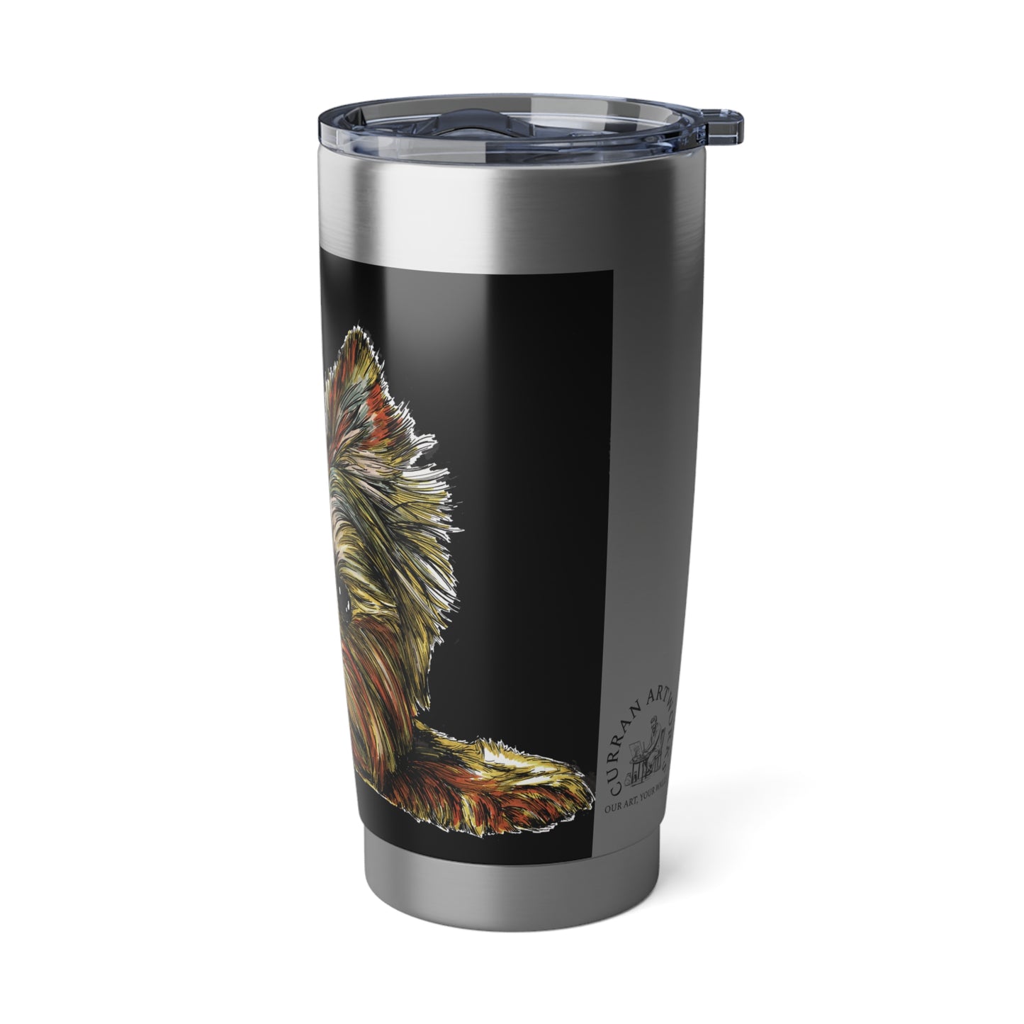 Yorkie Terrier Puppy Vagabond 20oz Tumbler, Drinkware,