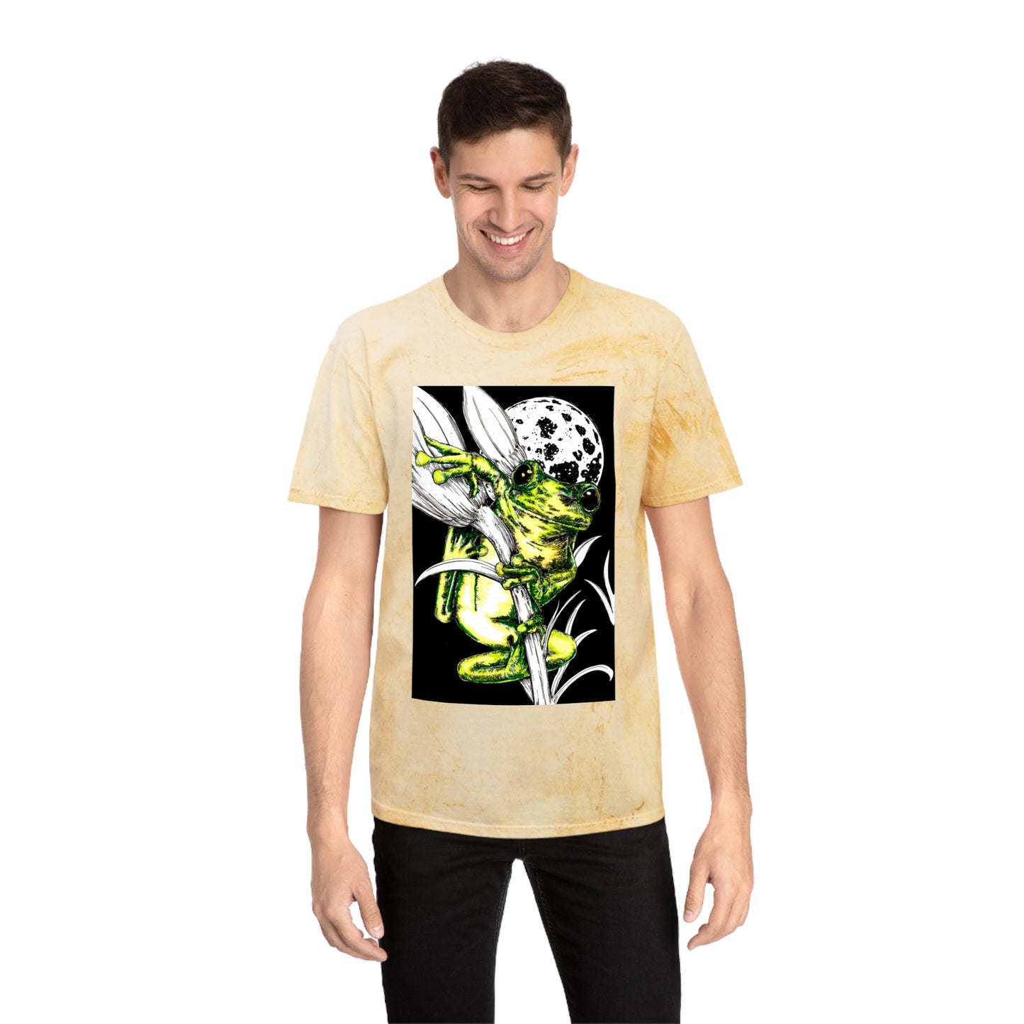Colorful Frog Art Unisex T Shirt Vibrant Nature Design