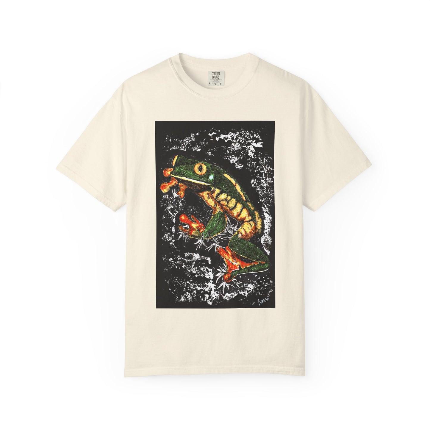Colorful Frog Unisex T-shirt - Eco-Friendly Art Tee