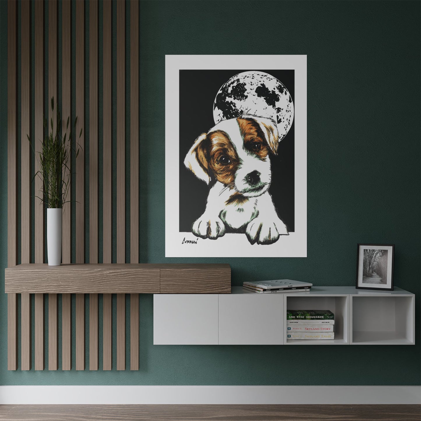Adorable Beagle Satin Poster - Perfect for Animal Lovers