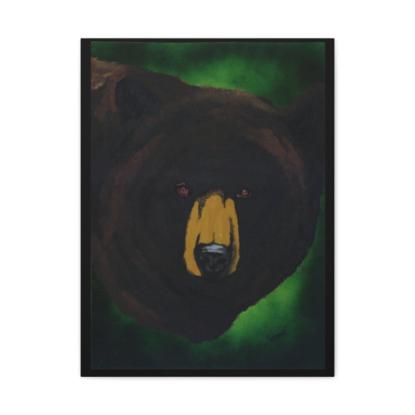 Brown Bear Wall Art, Brown Bear Art Print