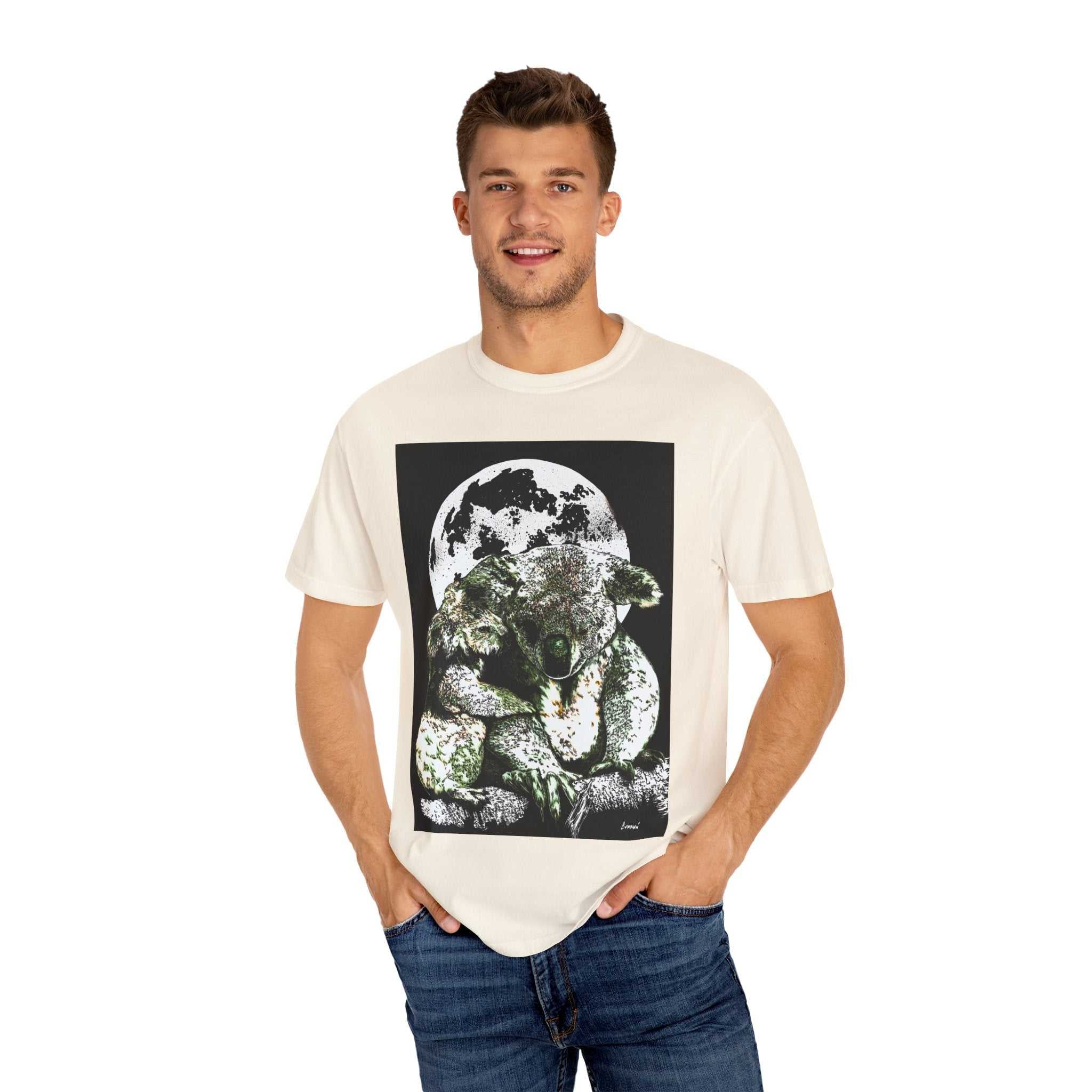 Koala T-Shirt for Nature Lovers - Unisex Garment-Dyed