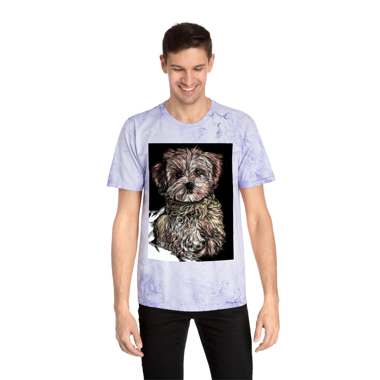 Puppy Colorful Art Unisex T-Shirt - Perfect Gift for Pet Lovers