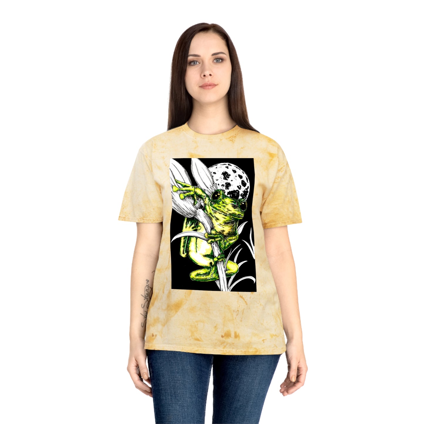 Colorful Frog Art Unisex T Shirt Vibrant Nature Design