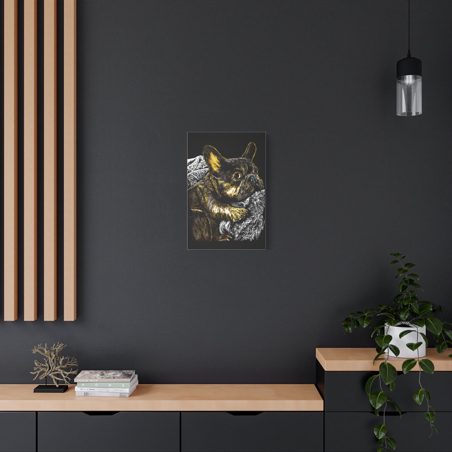 French Bulldog Canvas Wall Art Print of the Original,
