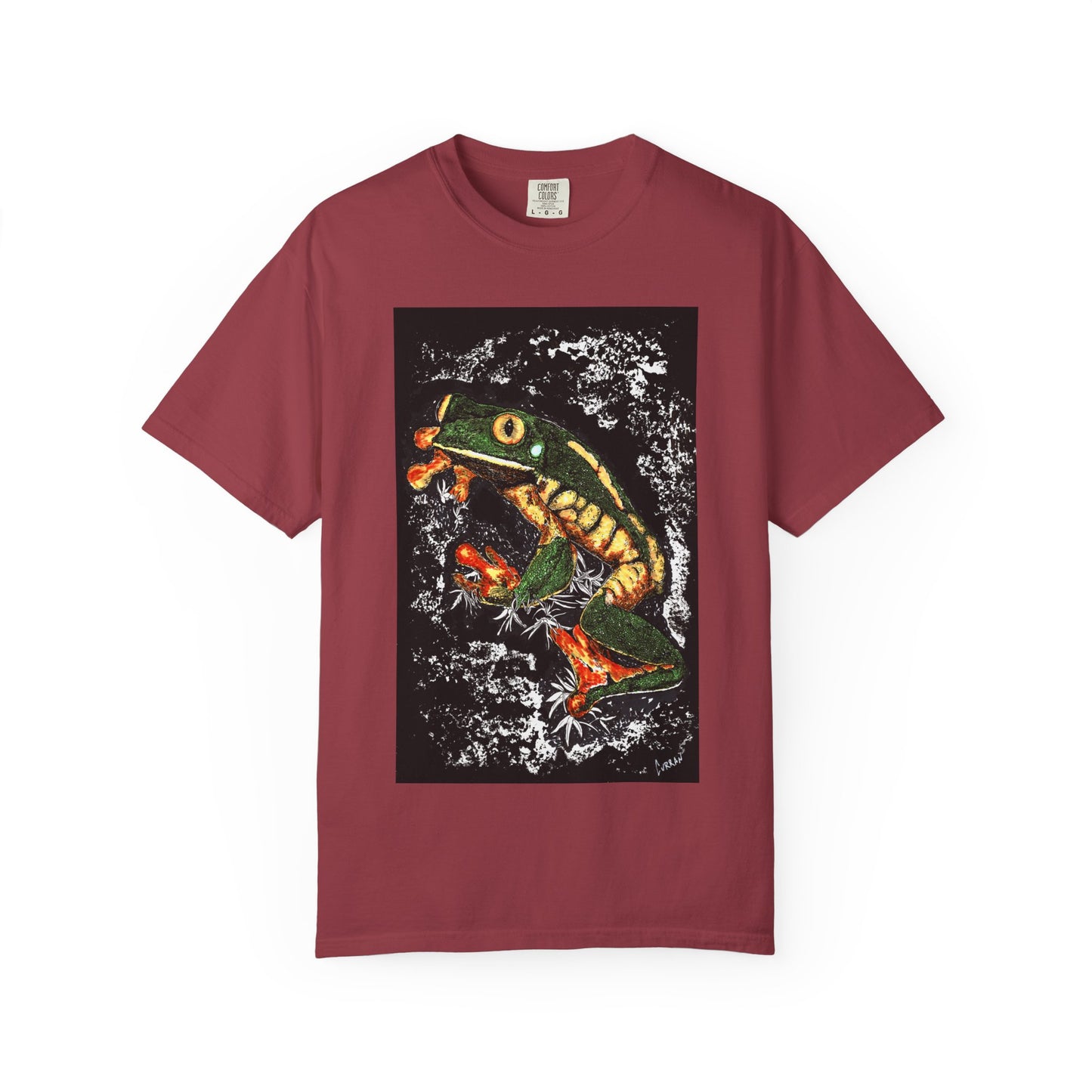 Colorful Frog Unisex T-shirt - Eco-Friendly Art Tee