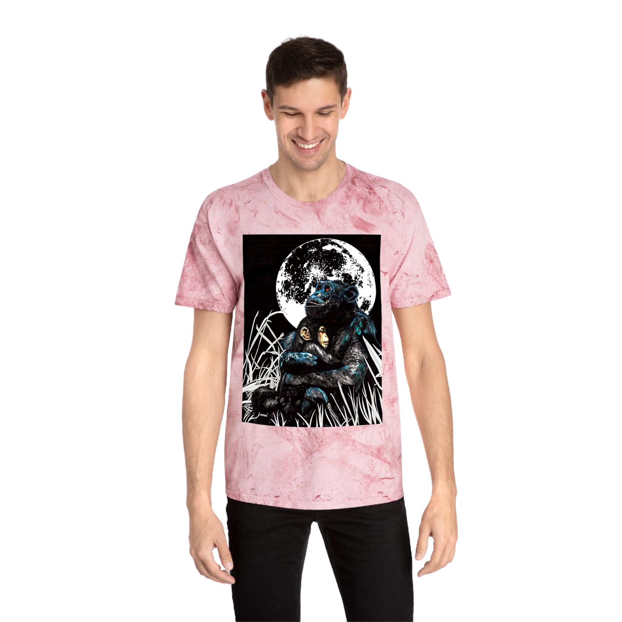 Gorilla and Child T Shirt Original Hand-Drawn Art