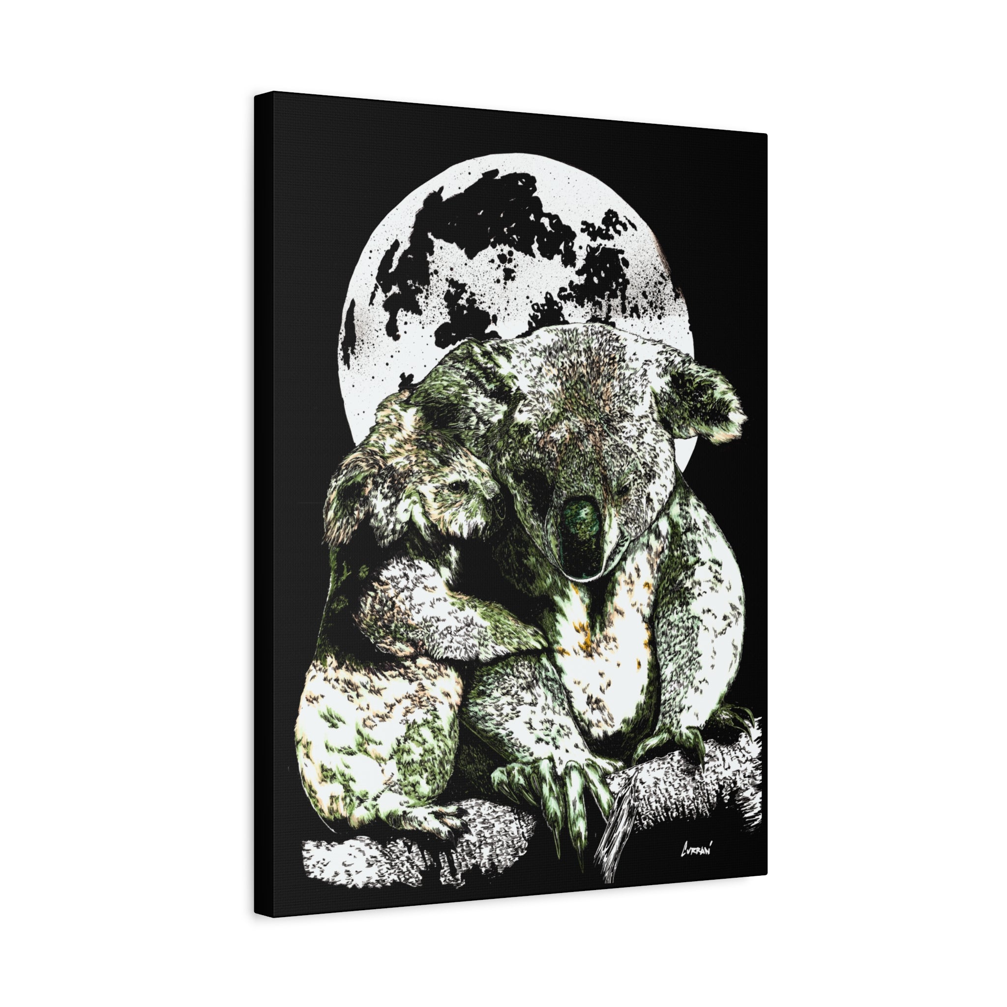 Koala Wall Art, Koala Print, Hand-Drawn Koalas, Wildlife Art