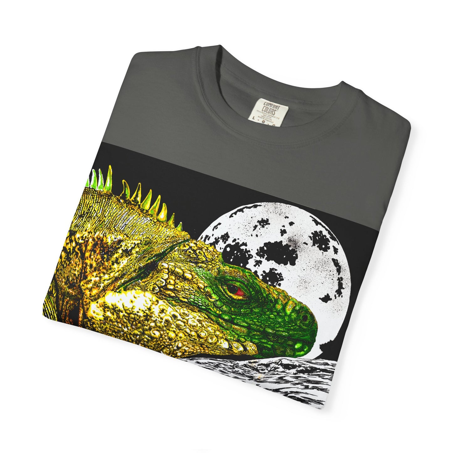 Graphic Iguana Moon Unisex T-Shirt - Nature Inspired Tee