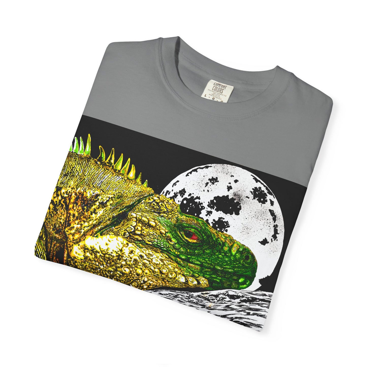 Graphic Iguana Moon Unisex T-Shirt - Nature Inspired Tee