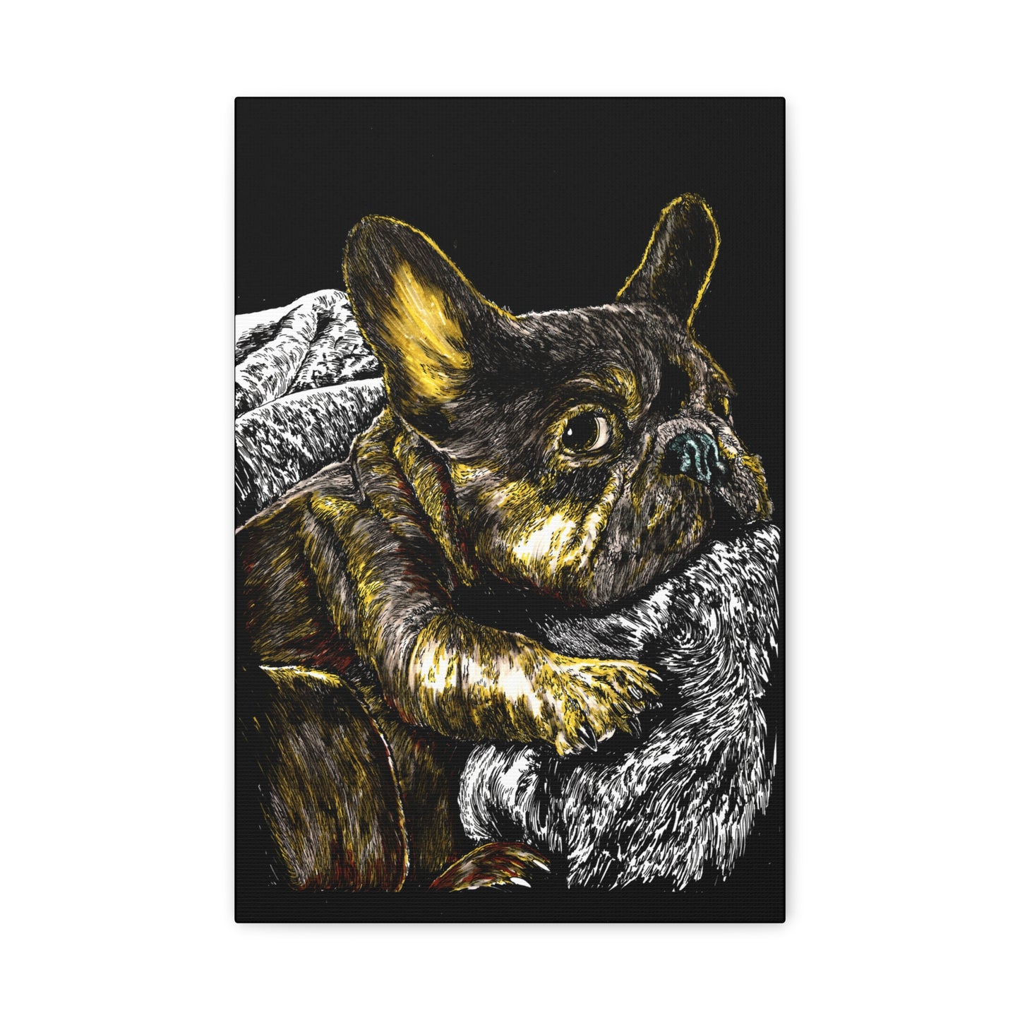 French Bulldog Canvas Wall Art Print of the Original,