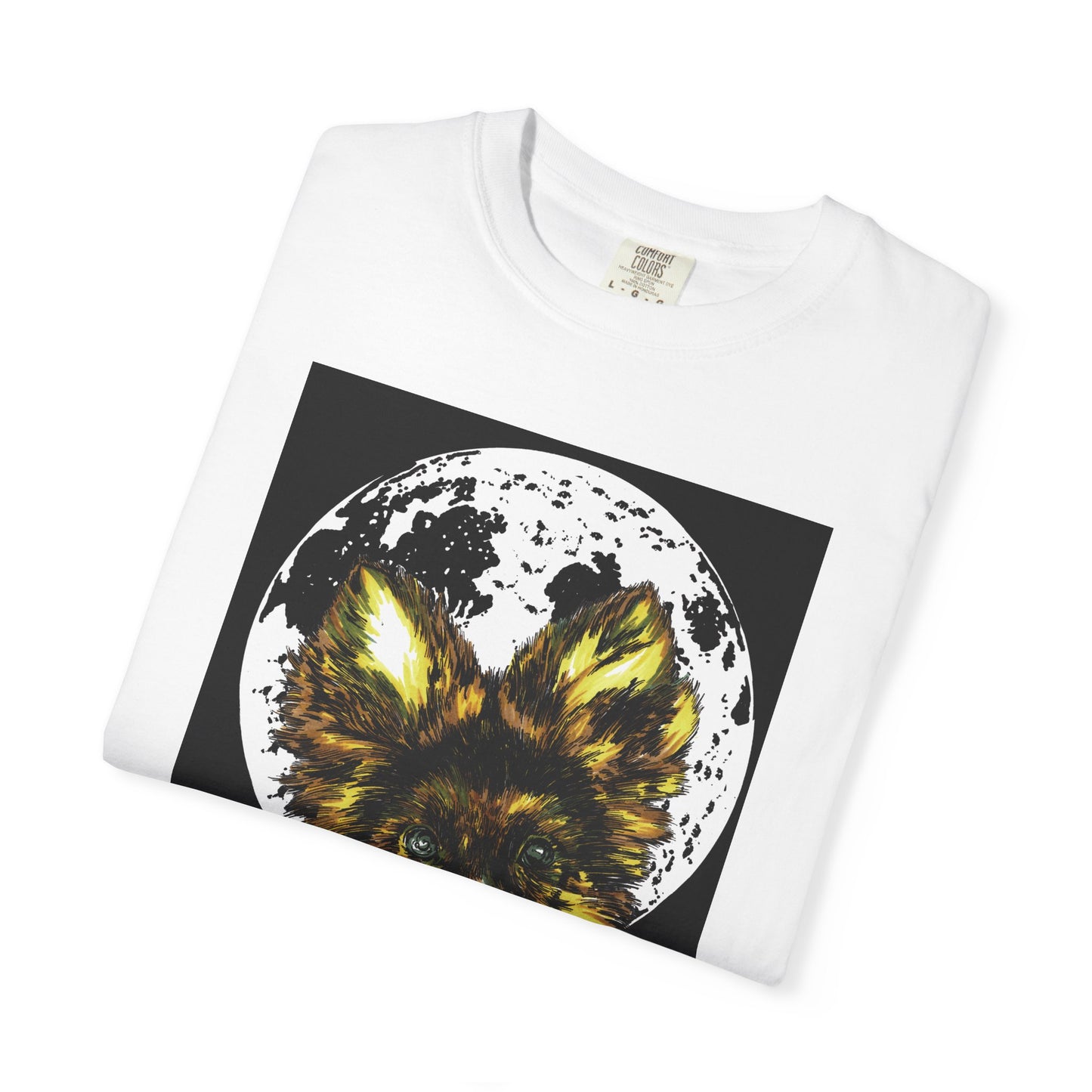 German Sheppard Puppy Unisex T-shirt - Hand Drawn Art
