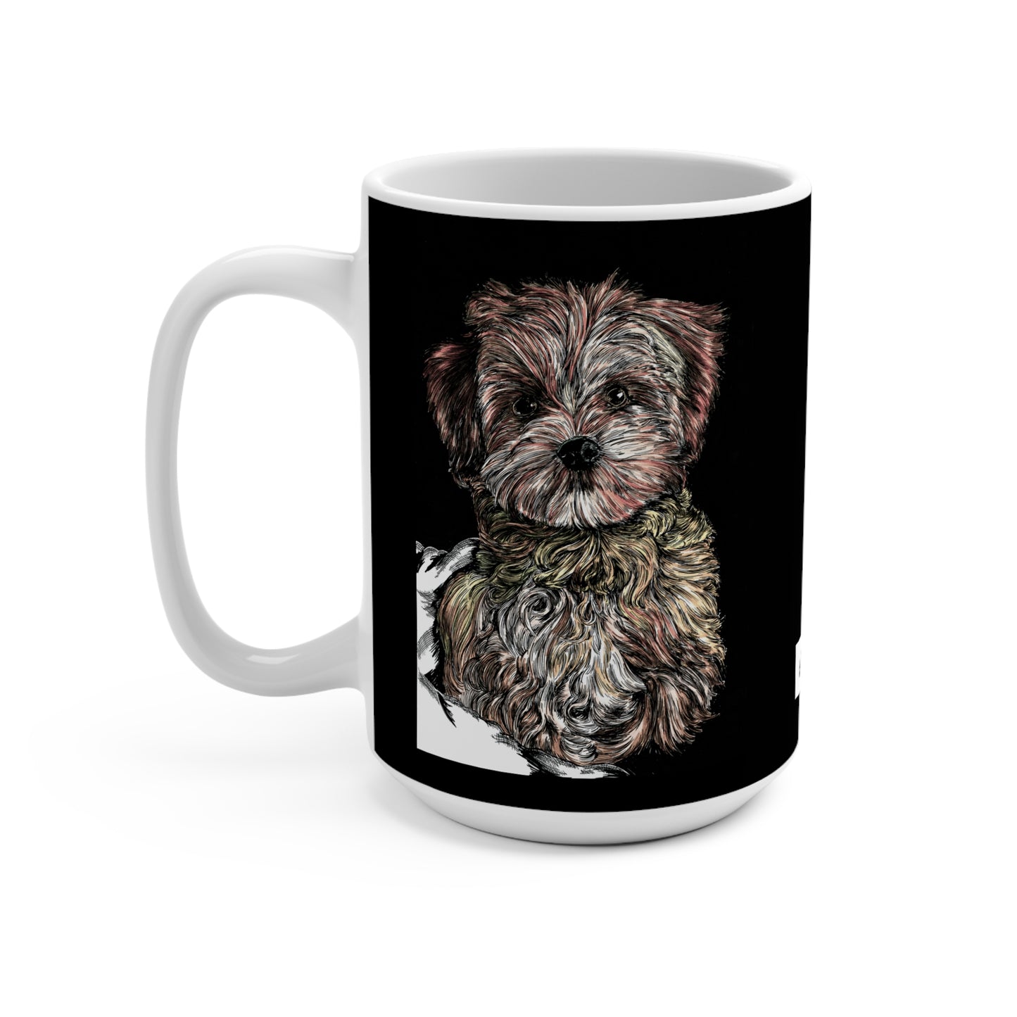 Artistic 15oz Dog Mug